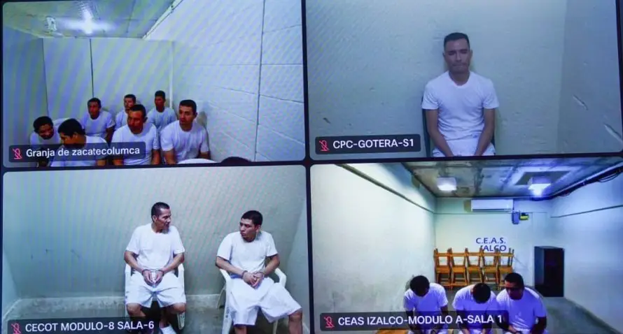 Condenan hasta 45 años a 60 pandilleros de MS-13
