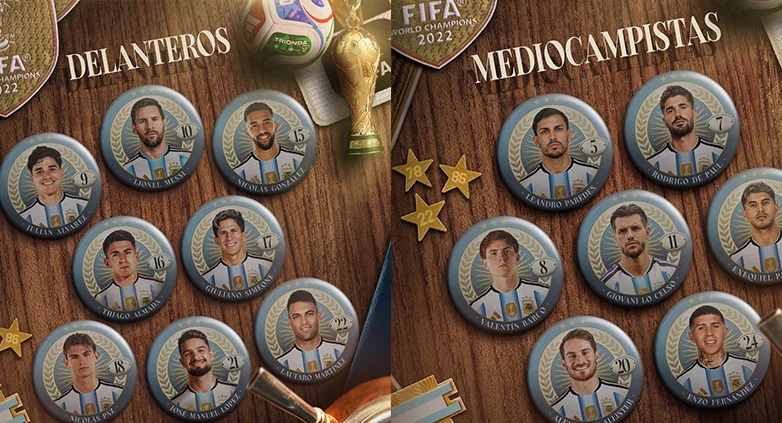 Argentina confirma convocatoria mundialista con Messi, Álvarez, El Dibu y una sorpresa