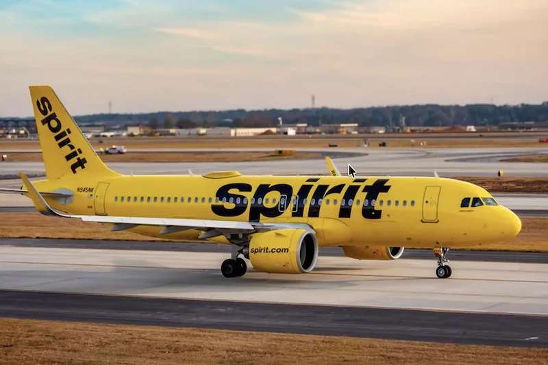 La quiebra de Spirit Airlines provoca la pérdida de 21.3 millones de asientos en EEUU