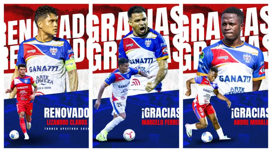 Firpo confirma salida de dos futbolistas extranjeros y renueva a su capitán Lizandro Claros