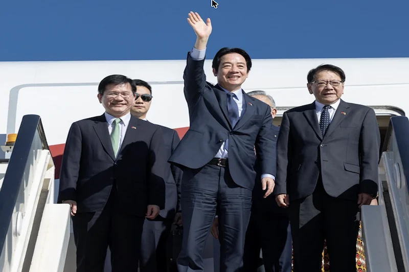 El presidente de Taiwán llega a Esuatini días después de cancelar su visita a este país por presiones chinas