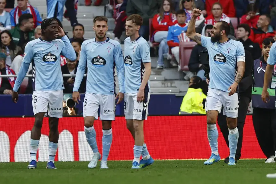 Borja Iglesias da la victoria al Celta en el Metropolitano