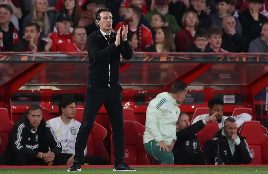 El técnico español Unai Emery busca otra remontada europea con Aston Villa ante el Nottingham Forest