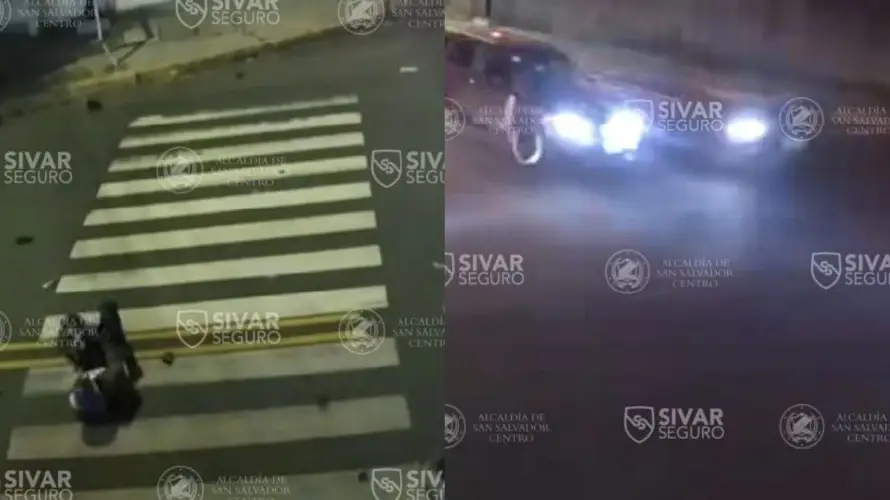 Video: Cámaras de Sívar Seguro captan aparatoso choque entre motocicleta y vehículo en avenida Bernal 