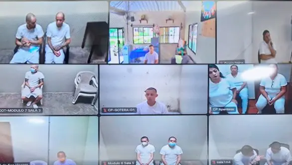 Imponen condenas de hasta 60 años de prisión a pandilleros del Barrio 18 que delinquían en Zacatecoluca 