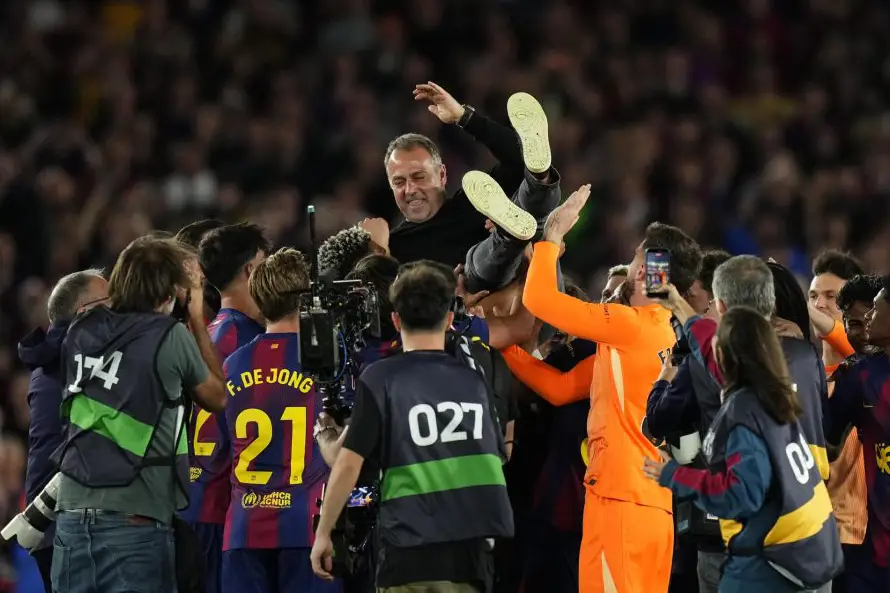 Hansi Flick repite como mejor entrenador de LaLiga tras revalidar el título con el Barça