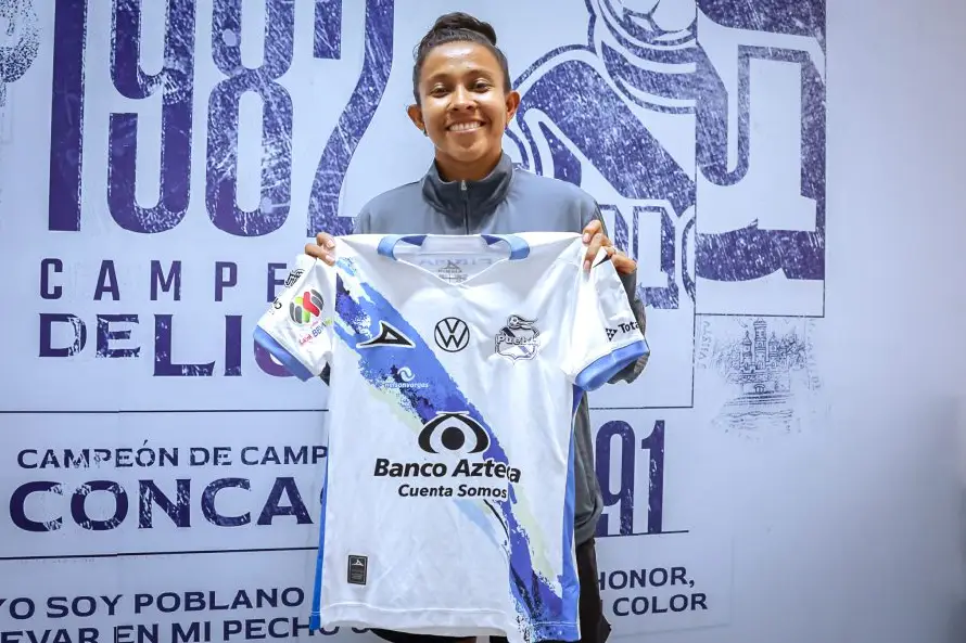 La delantera salvadoreña Abigail López jugará en el Puebla de la Liga MX Femenil