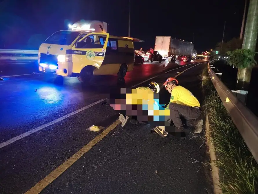 Accidentes de tránsito dejan dos personas muertas en Los Chorros y en el Periférico Claudia Lars