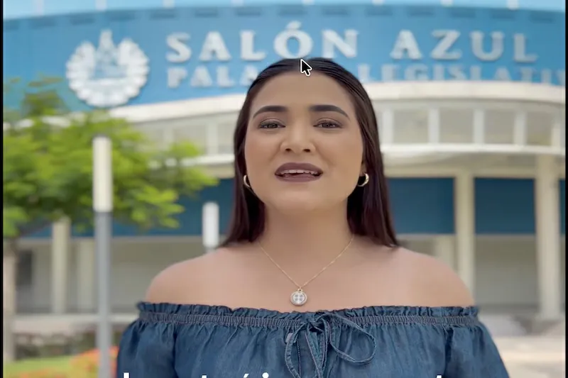 Diputada Alexia Rivas buscará su reelección como candidata por la diáspora salvadoreña