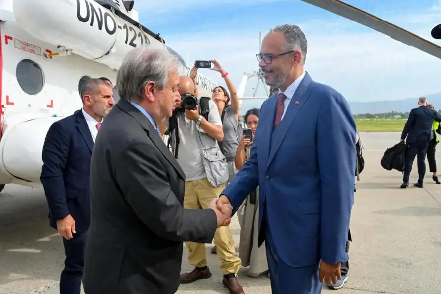 Secretario de la ONU llega a Haití y califica de "desesperada" la situación humanitaria del país