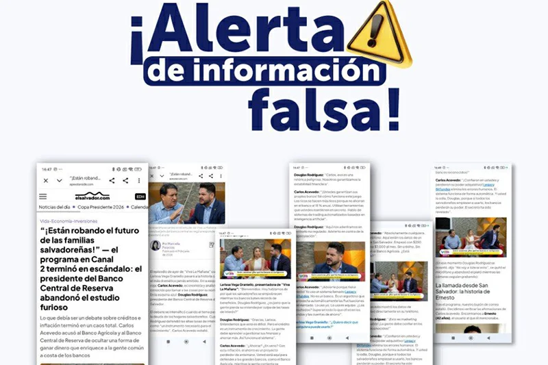 BCR alerta sobre contenido falso creado con inteligencia artificial