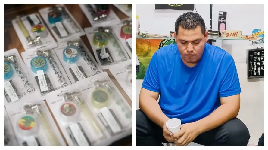 Fiscalía hizo 23 registros por "propaganda" de consumo de marihuana en centros comerciales y captura a un hombre