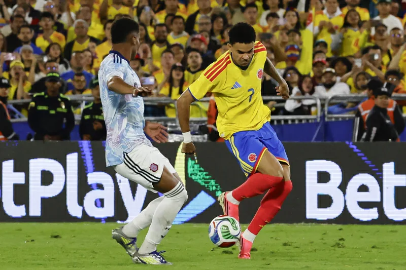 Colombia vence a Costa Rica con el brillo de Luis Díaz  