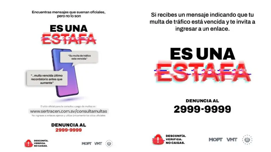 VMT advierte de mensajes falso para consultar multas de tránsito