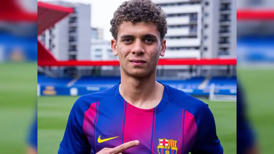 El Barça ejerce la opción de compra sobre el joven delantero egipcio Hamza Abdelkarim