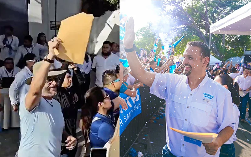 Jorge Castro y Gustavo Acevedo buscarán reelección como alcaldes de NI en Santa Ana Oeste y Centro