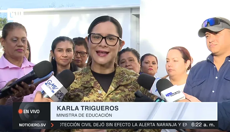 El 99 % de centros escolares vuelve a clases presenciales este viernes, confirma la ministra de Educación