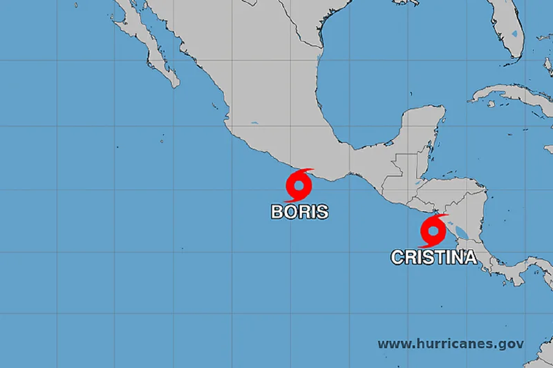 Suben la alerta a naranja tras la evolución de la tormenta tropical Cristina