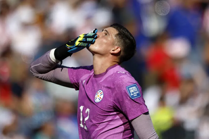 El arquero Orlando Gill, la figura paraguaya ante Alemania