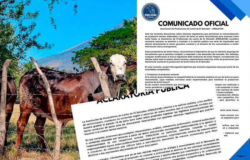 Proleche se distancia de primer comunicado sobre leche en polvo y anuncia diálogo con el MAG