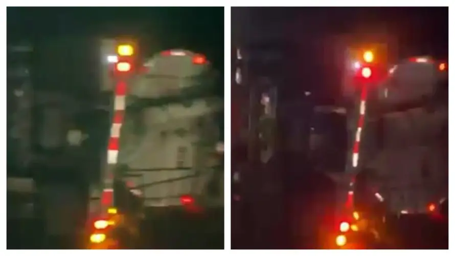 Una rastra se accidenta y vuelca en Los Chorros este lunes