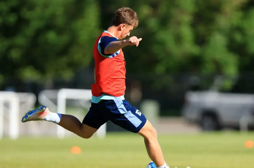 La Selecta realiza su primer entrenamiento en Utah con Nathan Ordaz incorporado al grupo
