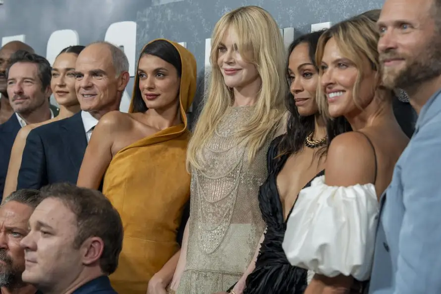 Nicole Kidman y Zoe Saldaña encabezan el estreno de "Lioness" en Nueva York