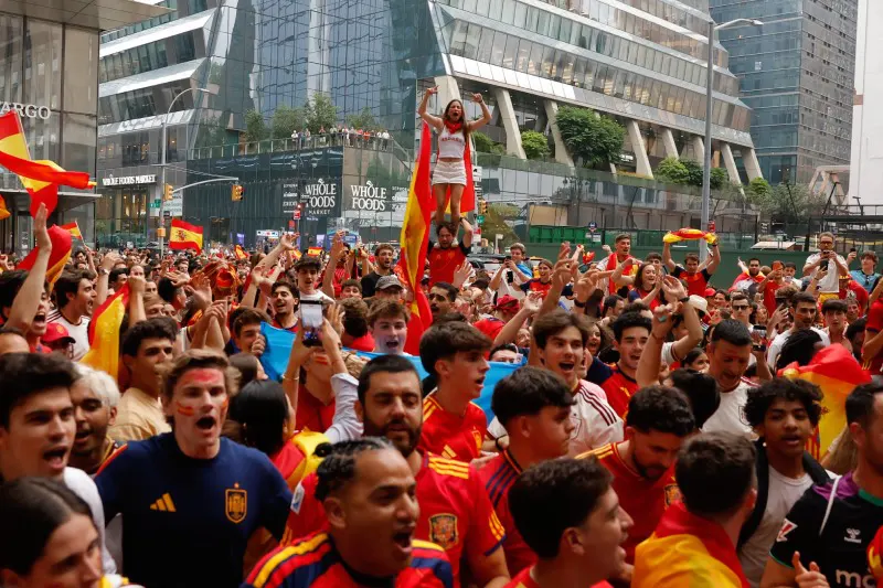 Fiebre mundialista en Nueva York: locales abarrotados y fiesta en las calles ante la final