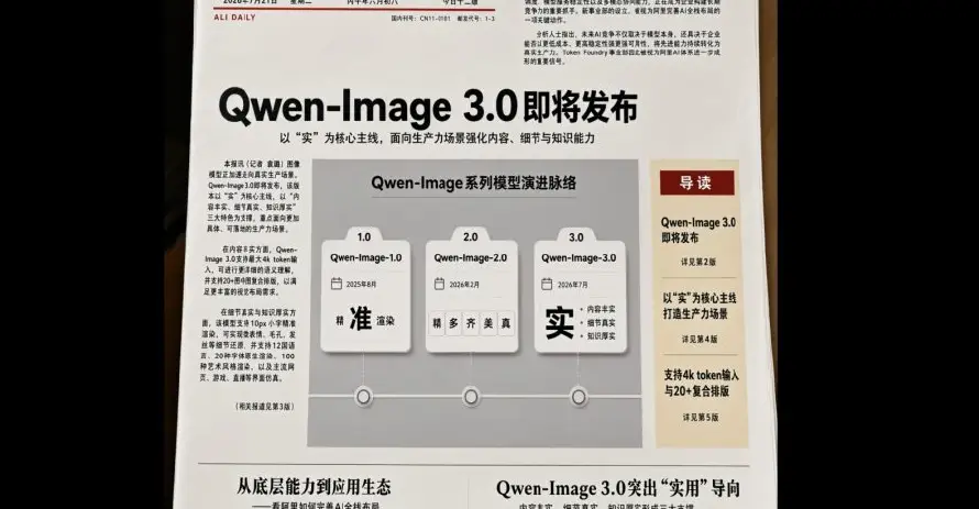 Qwen-Image 3.0 apuesta por un mayor realismo en las imágenes generadas con IA