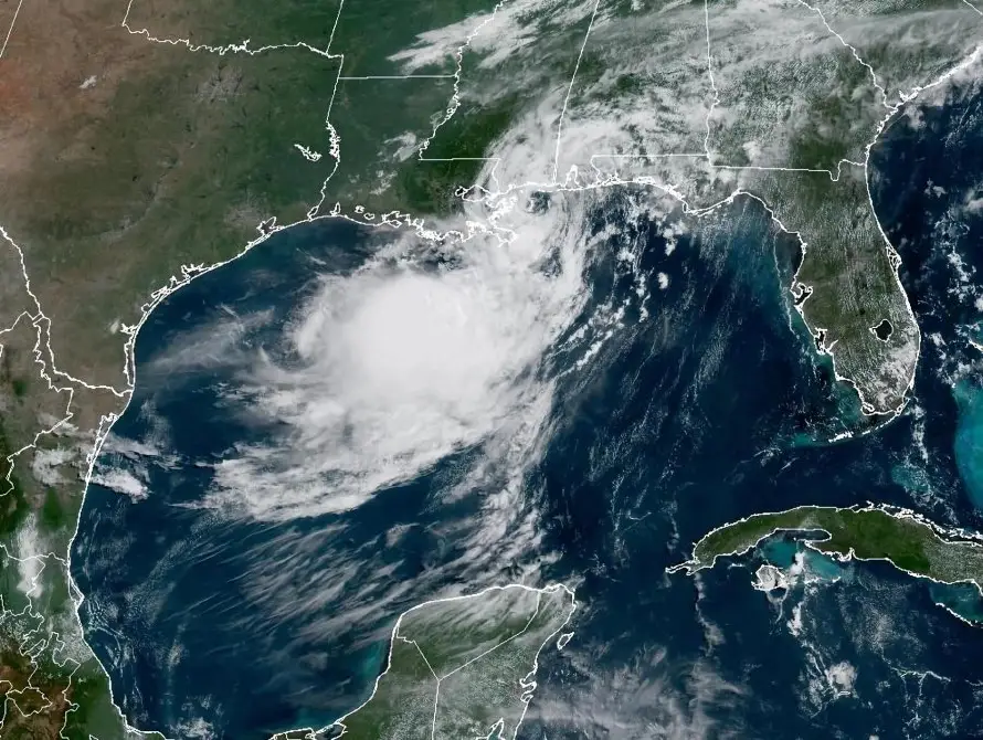 La tormenta tropical Bertha tocará tierra este miércoles en Luisiana, sur de EEUU