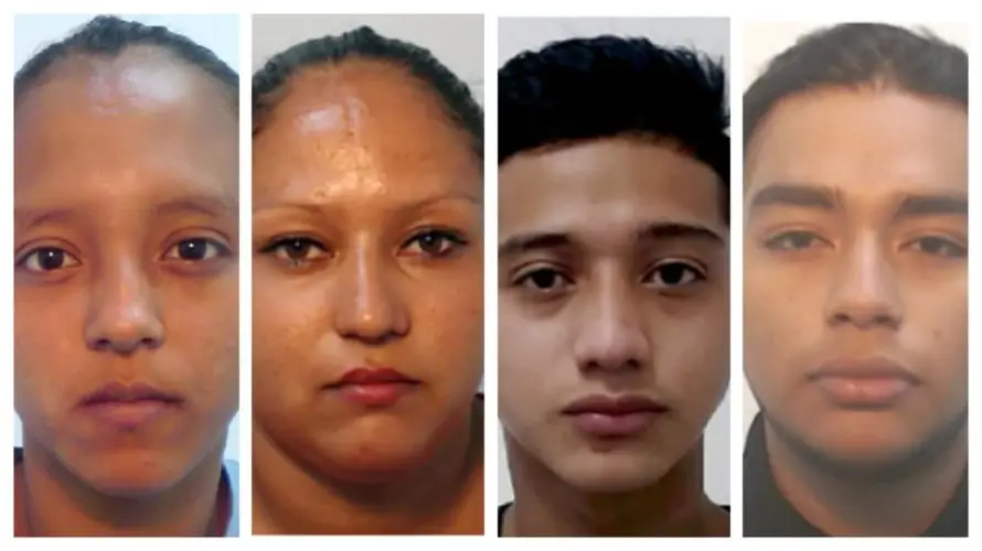Condenan a 20 años de cárcel a cuatro pandilleros del Barrio 18 que extorsionaron a un comerciante en Apopa