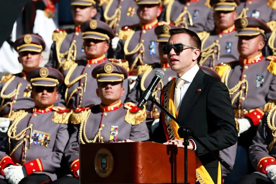 Noboa declara política pública el nuevo plan nacional de seguridad de Ecuador hasta 2029
