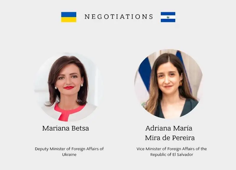 Viceministra de Ucrania afirma que dialogó con su homóloga salvadoreña sobre el apoyo a Ucrania frente a la agresión rusa