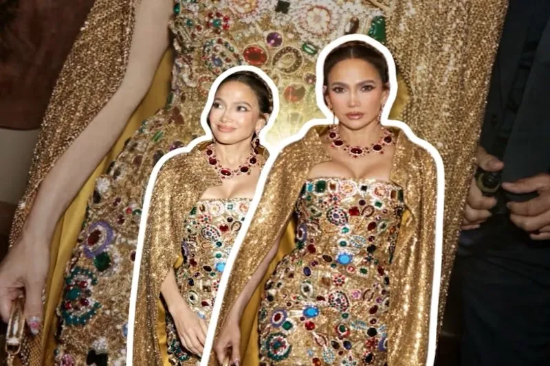 Jennifer Lopez deslumbra con un vestido joya en el desfile de Alta Moda de Dolce & Gabbana