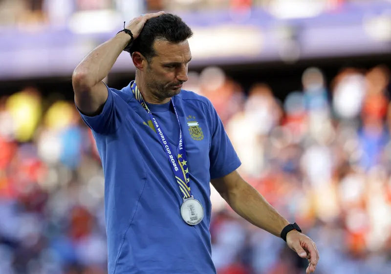 Scaloni lamenta perder la final y elogia a Argentina