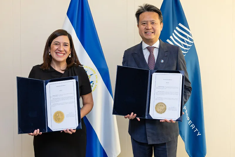 El Salvador presenta ante la WIPO la adhesión a cuatro tratados de propiedad intelectual