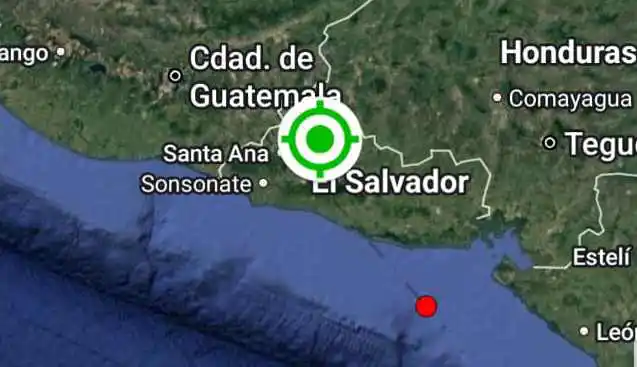 Un segundo sismo sacude las costas de Usulután