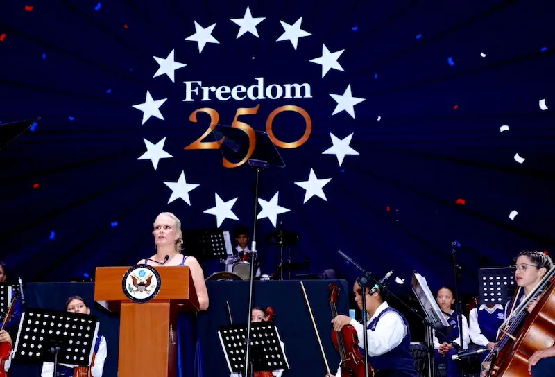Embajada de EE. UU. celebra 250 años de independencia, agradece el apoyo del Gobierno de El Salvador y destaca décadas de cooperación bilateral