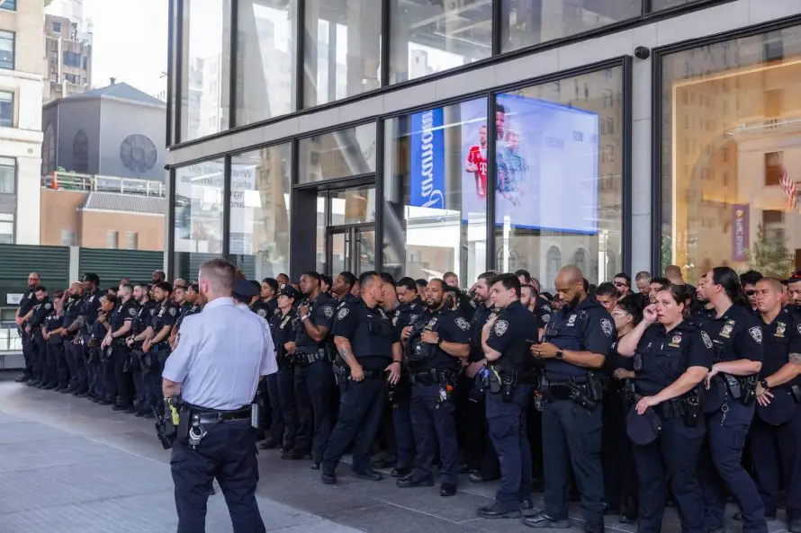 Un jardín en el Madison, gran seguridad y temperaturas récord para boda de Taylor Swift