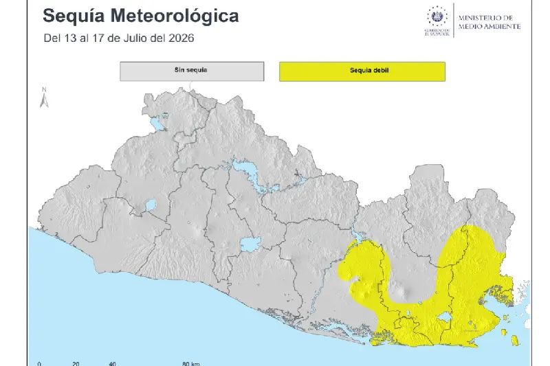MARN reporta inicio del segundo evento de sequía meteorológica en zona oriental