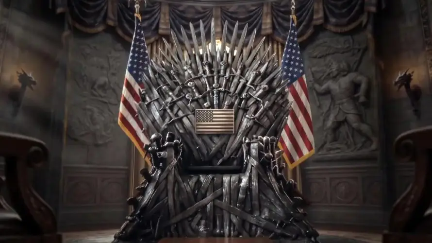 Casa Blanca pone a Trump en trono de hierro en un video inspirado en "Juego de Tronos"