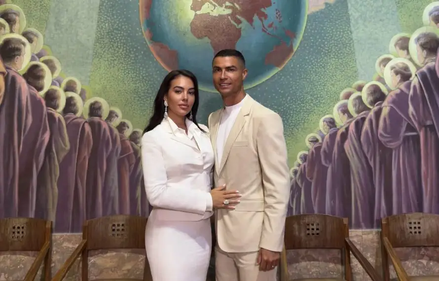 El significado oculto en los trajes de boda de Georgina Rodríguez y Cristiano Ronaldo