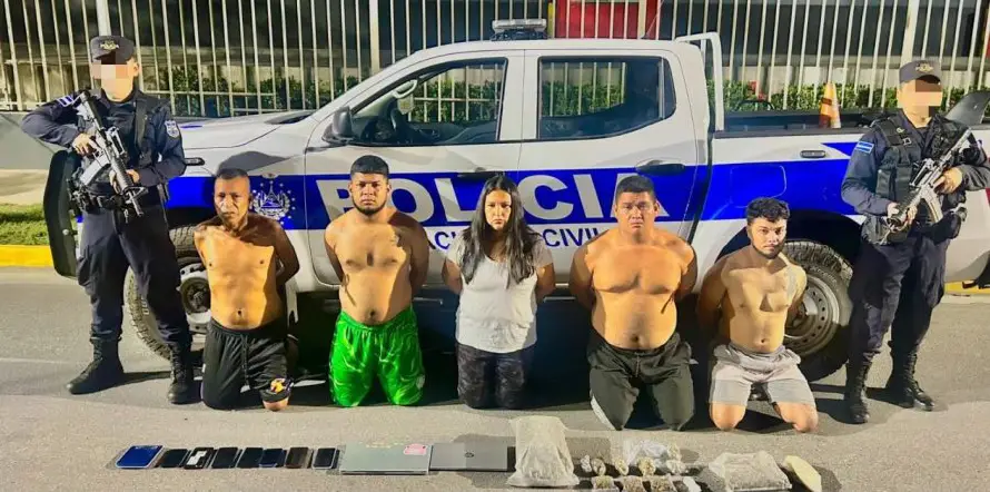 Detienen a cinco personas por tráfico de drogas en Lourdes y San Juan Opico
