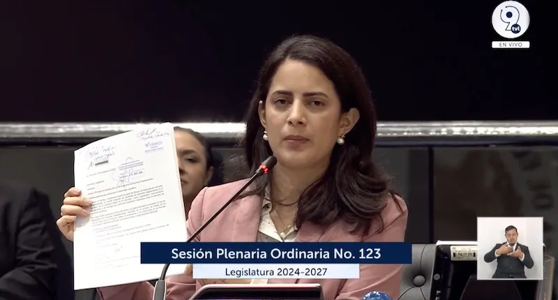 Claudia Ortiz intenta introducir propuesta de ley de desaparecidos en Asamblea: un voto