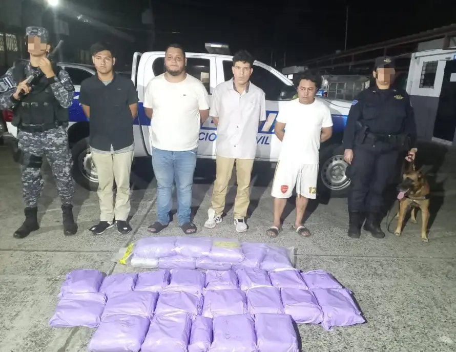 Detienen a cuatro con 30 kilogramos de droga en operación "Barrido"