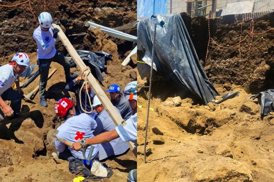 Una persona muere soterrada en construcción de Santa Elena, Antiguo Cuscatlán