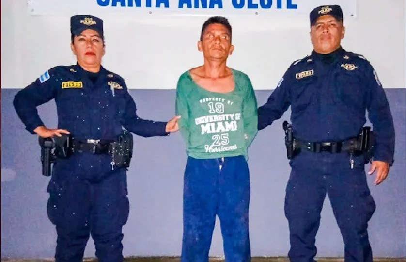 Arrestan a un hombre luego de golpear a su pareja embarazada en Chalchuapa
