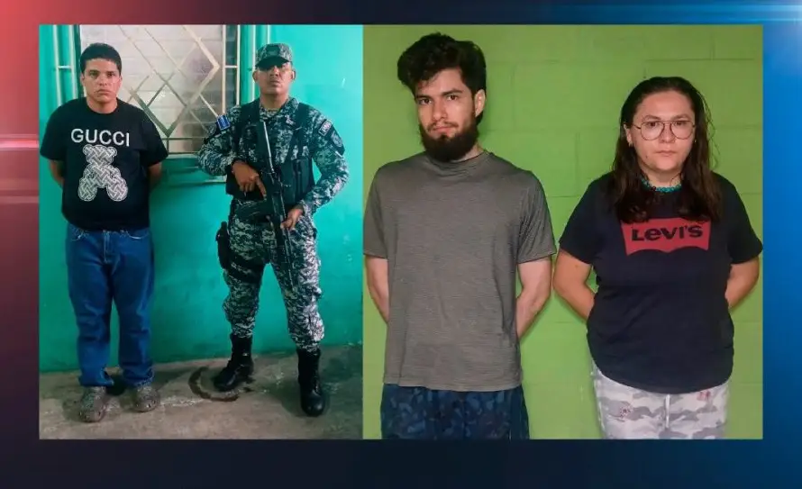Detienen a dos hombres y una mujer que tenían droga oculta en un aire acondicionado en Chalatenango