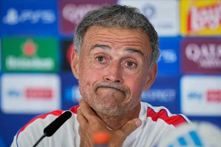 Luis Enrique: "¿Ferrán Torres? Solo hablo de jugadores que están en el PSG"