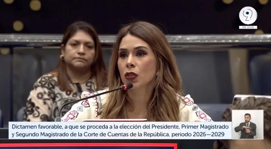 Diputada de Arena cuestiona que Corte de Cuentas no respondió por qué no se publican auditorías